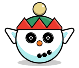 Snoji Face Stickers - Winter Emoji Meme sticker #14286706