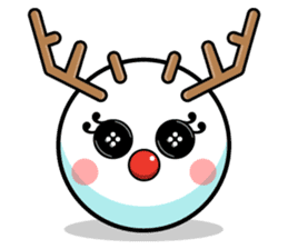 Snoji Face Stickers - Winter Emoji Meme sticker #14286707