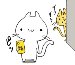 Fortune cat 3 sticker #14286890