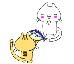 Fortune cat 3 sticker #14286896