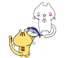 Fortune cat 3 sticker #14286896