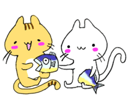 Fortune cat 3 sticker #14286898