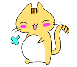 Fortune cat 3 sticker #14286899