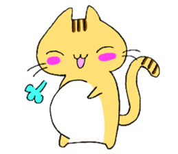 Fortune cat 3 sticker #14286899