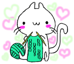 Fortune cat 3 sticker #14286902