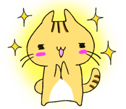 Fortune cat 3 sticker #14286906