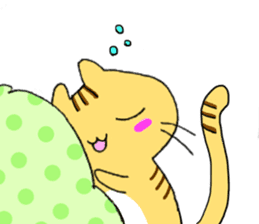 Fortune cat 3 sticker #14286907