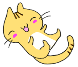 Fortune cat 3 sticker #14286909