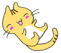 Fortune cat 3 sticker #14286909