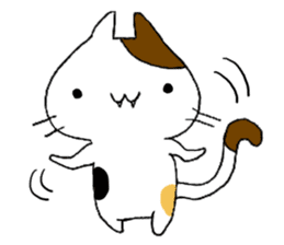 Fortune cat 3 sticker #14286917