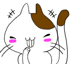 Fortune cat 3 sticker #14286918