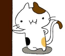 Fortune cat 3 sticker #14286919