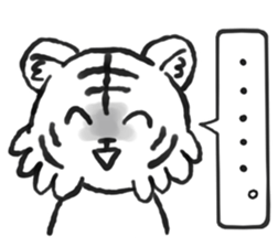 Cutie Tiger Stickers sticker #14287109