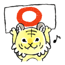Cutie Tiger Stickers sticker #14287118