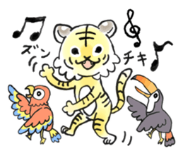 Cutie Tiger Stickers sticker #14287124