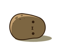 Kawaii Potato sticker #14287236