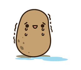 Kawaii Potato sticker #14287237