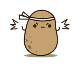 Kawaii Potato sticker #14287238