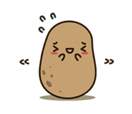 Kawaii Potato sticker #14287241