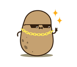 Kawaii Potato sticker #14287245