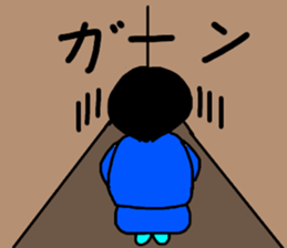 A convenient stamp of a salaryman. sticker #14287936