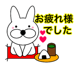 Useable rabbit5 sticker #14288123