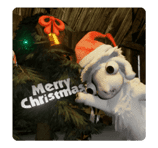 Innocent Lamb's Merry Christmas sticker #14289398