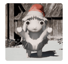 Innocent Lamb's Merry Christmas sticker #14289406