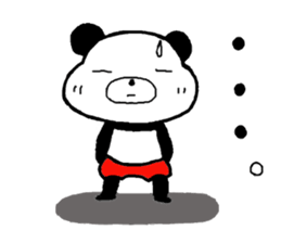 Chibipan in red pants sticker #14289466