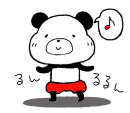 Chibipan in red pants sticker #14289467