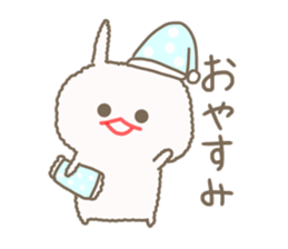 Mofumofu rabbit mizime-chan sticker #14290223