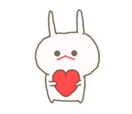 Mofumofu rabbit mizime-chan sticker #14290226