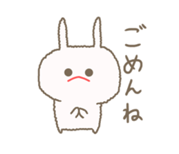 Mofumofu rabbit mizime-chan sticker #14290231