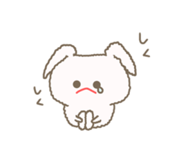 Mofumofu rabbit mizime-chan sticker #14290234