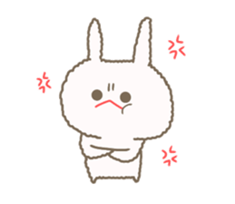 Mofumofu rabbit mizime-chan sticker #14290235