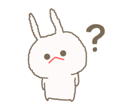 Mofumofu rabbit mizime-chan sticker #14290238