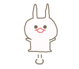 Mofumofu rabbit mizime-chan sticker #14290245