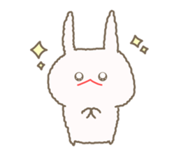 Mofumofu rabbit mizime-chan sticker #14290250