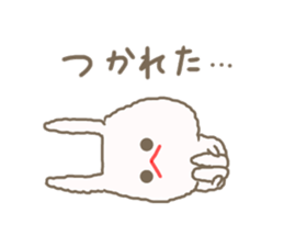 Mofumofu rabbit mizime-chan sticker #14290261