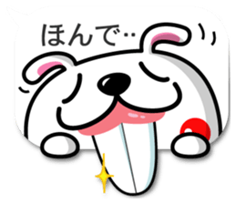 Mr. rabbit who is a snaggletooth. 3 sticker #14290870