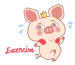 Another Cute Lovely Pig sticker #14291088