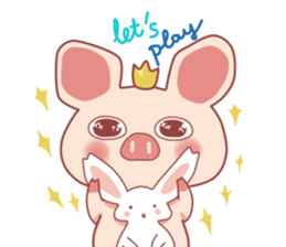 Another Cute Lovely Pig sticker #14291089