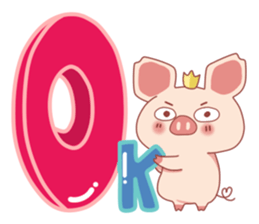 Another Cute Lovely Pig sticker #14291092