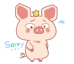 Another Cute Lovely Pig sticker #14291099