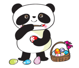 Panda Cute cute sticker #14291563