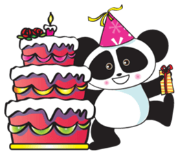 Panda Cute cute sticker #14291565