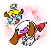 Heart Nose Doggy sticker #14291830