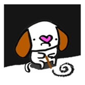 Heart Nose Doggy sticker #14291834