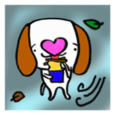 Heart Nose Doggy sticker #14291835