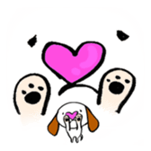 Heart Nose Doggy sticker #14291837